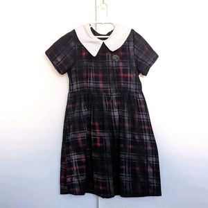 Disturbia Plaid Alien Babydoll Dress